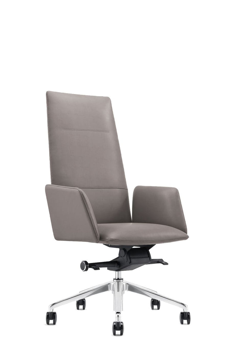 Tricia - Modern Grey High Back Executive Office Chair — view 2