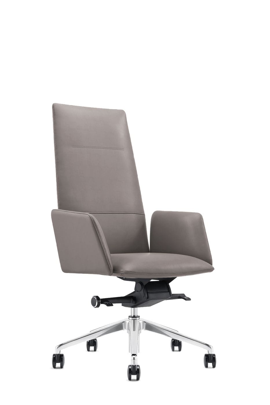 Tricia - Modern Grey High Back Executive Office Chair — view 2