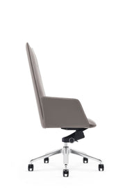 Tricia - Modern Grey High Back Executive Office Chair — view 3