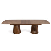 Truman - Mid-Century Modern Walnut Extendable Dining Table
