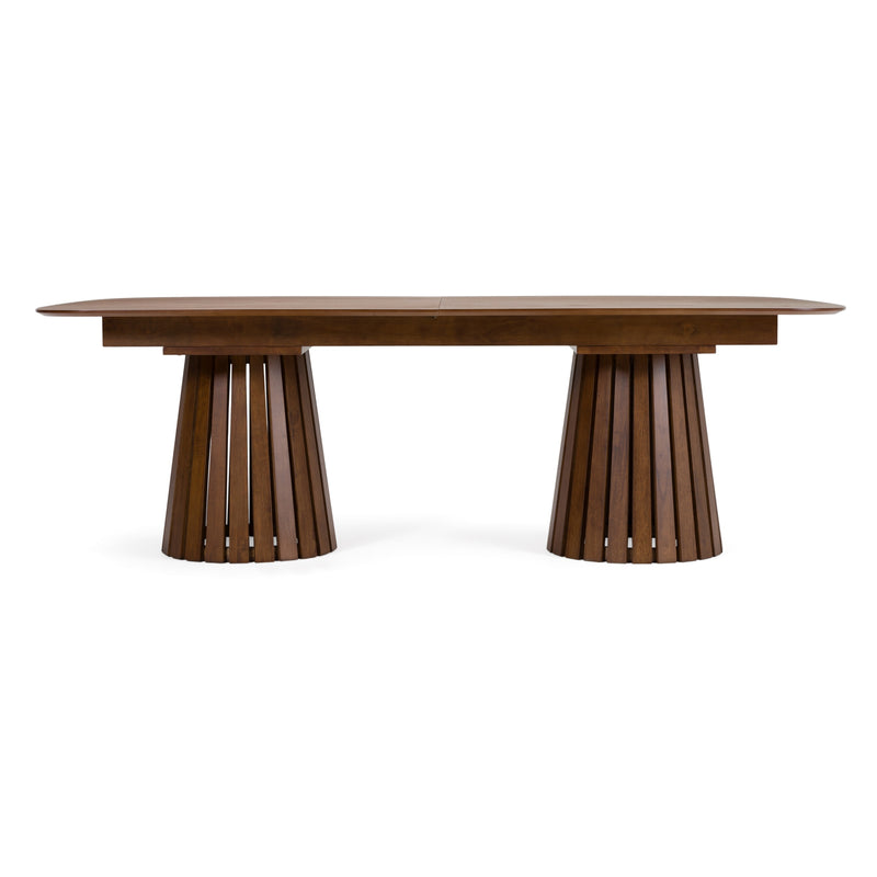 Truman - Mid-Century Modern Walnut Extendable Dining Table — view 2