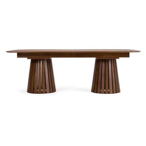 Truman - Mid-Century Modern Walnut Extendable Dining Table — view 2
