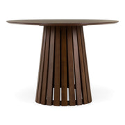 Truman - Mid-Century Modern Walnut Oval Dining Table — view 2