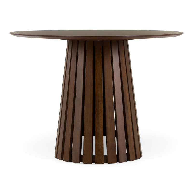 Truman - Mid-Century Modern Walnut Oval Dining Table — view 2
