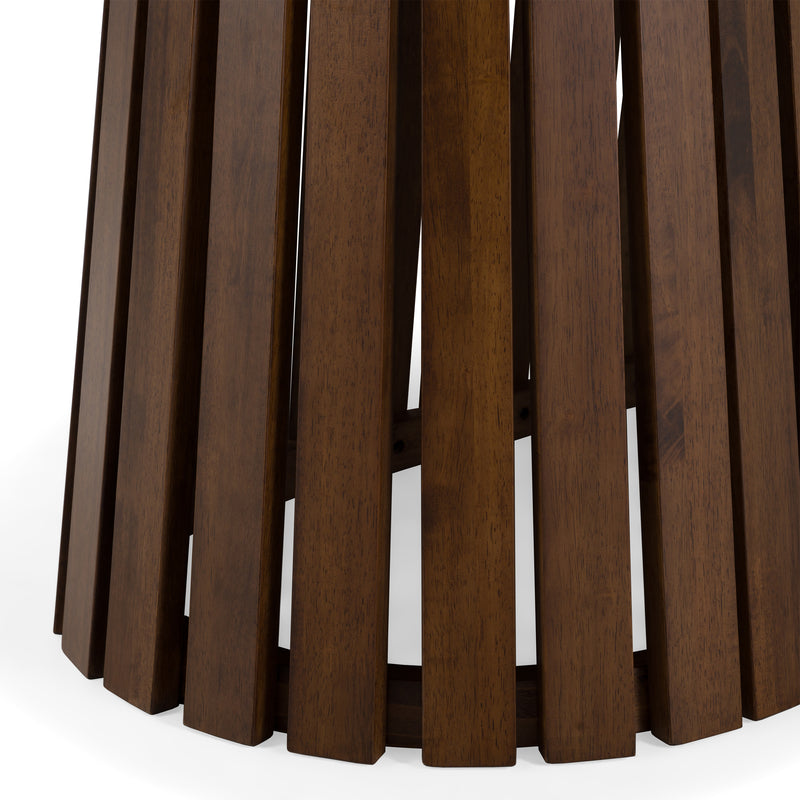 Truman - Mid-Century Modern Walnut Oval Dining Table — view 3
