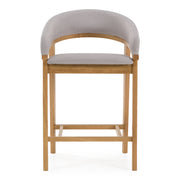 Truman - Mid-Century Modern Grey + Natural Oak Counter Chair (Set of 2) — view 3