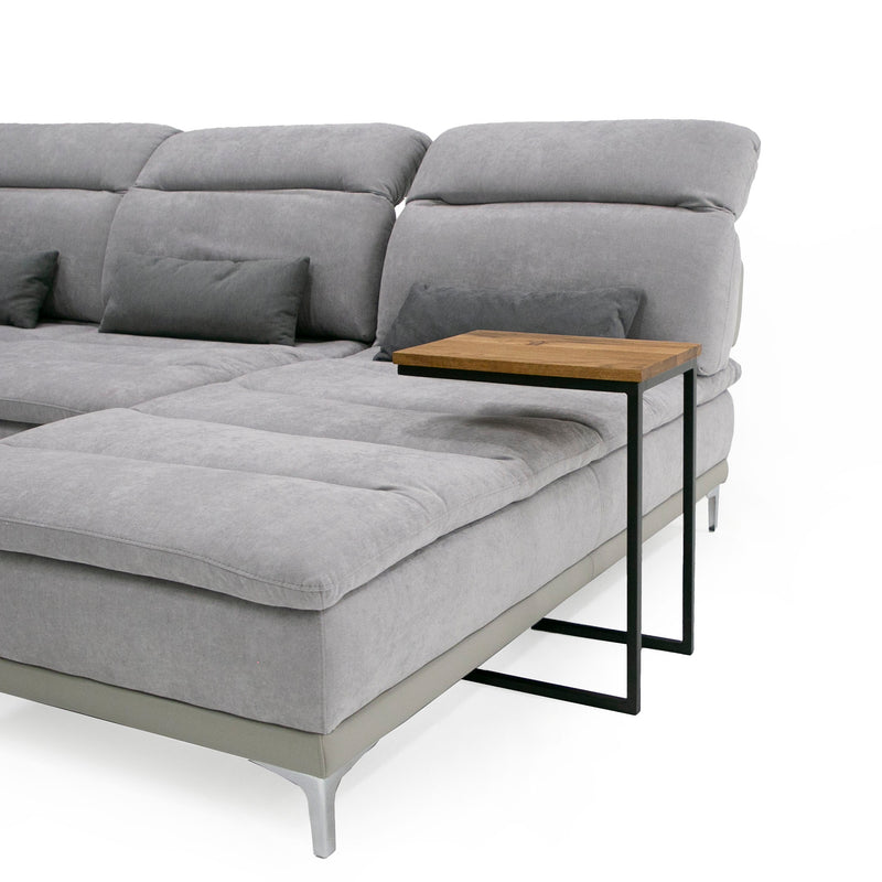 Turner Modern Aged Oak End Table — view 5