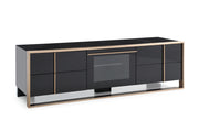 Cartier Modern Black & Rosegold TV Stand — view 3