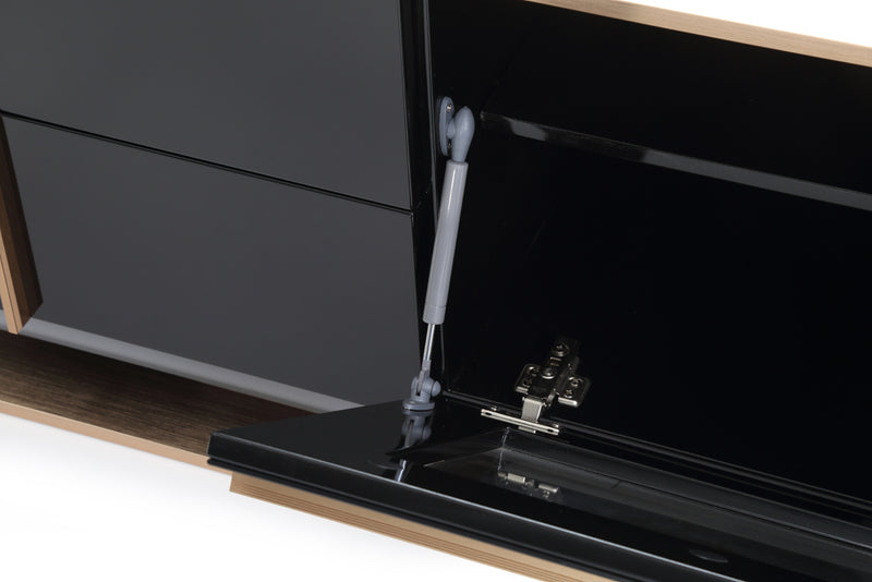 Cartier Modern Black & Rosegold TV Stand — view 5