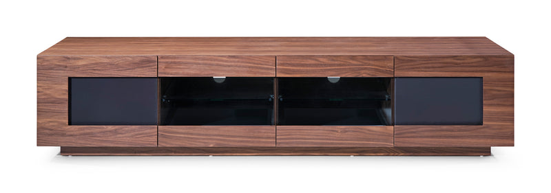 Frost Modern Small Walnut TV Stand