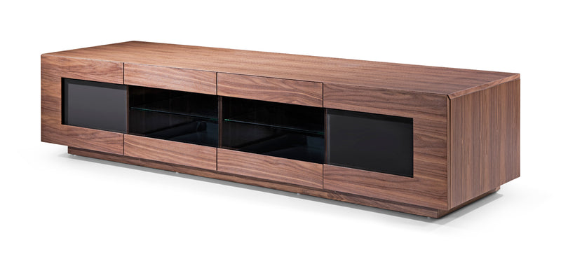 Frost Modern Small Walnut TV Stand — view 2