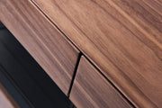 Frost Modern Small Walnut TV Stand — view 3