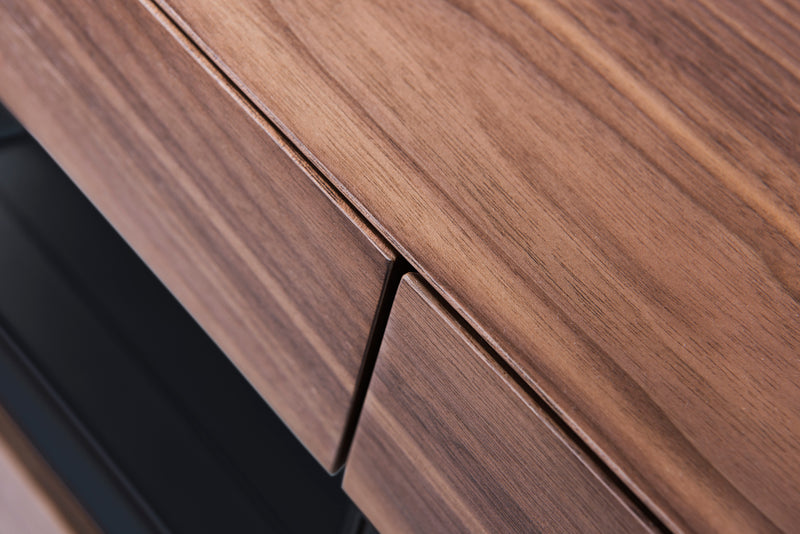 Frost Modern Small Walnut TV Stand — view 3