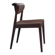 Union - Modern Brown Oak Dining Chair (Set of 2) — view 4