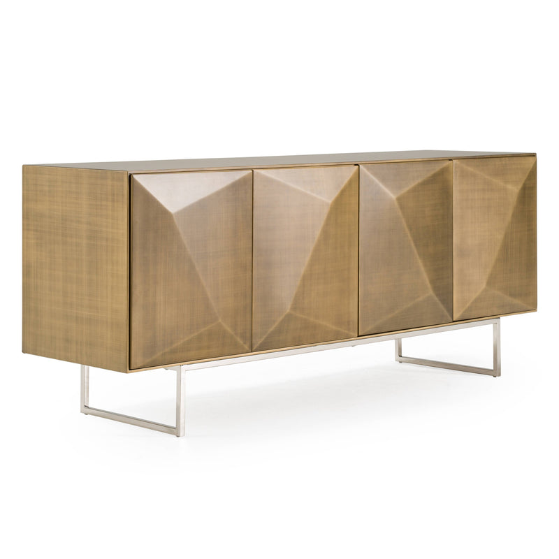 Vanguard - Modern Antique Brass Buffet — view 2