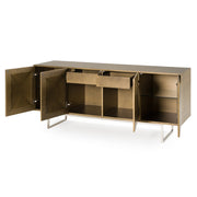 Vanguard - Modern Antique Brass Buffet — view 5
