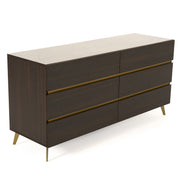 Velondra - Modern Eucalypto + Marble Dresser — view 5