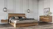 Lorenzo Italian Modern Light Oak 4-Piece Bedroom Set — view 5