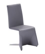 Nisse - Contemporary Grey Leatherette Dining Chair (Set of 2)