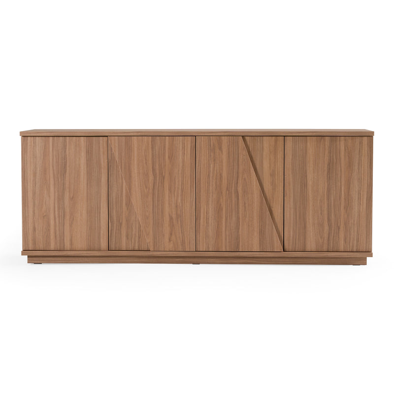 Victoria - Italian Modern Walnut Caracalla Buffet — view 3
