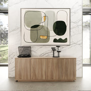 Victoria - Italian Modern Walnut Caracalla Buffet — view 2