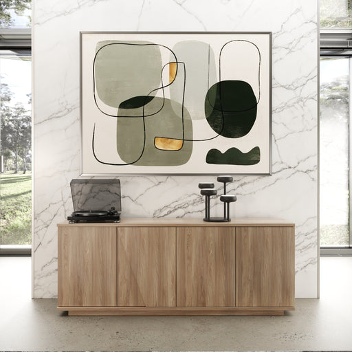 Victoria - Italian Modern Walnut Caracalla Buffet — view 2