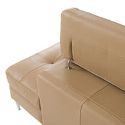Viola - Italian Contemporary Deserto Leather Right Facing Sectional Sofa — view 5