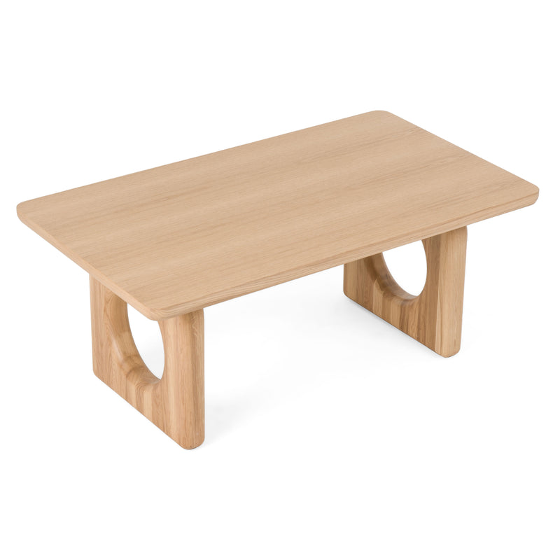 Washington - Modern Natural Oak Coffee Table — view 2