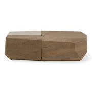Wasson - Contemporary 4-Piece Buckwheat + Taupe Coffee Table Set