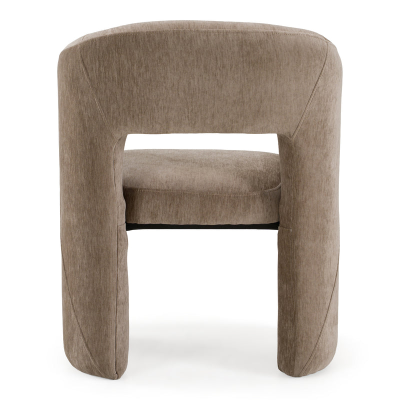 Weaver - Modern Tan Fabric Dining Chair — view 4