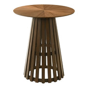 Weiss - Mid-Century Modern Walnut Round Bar Table — view 3