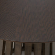 Weiss - Mid-Century Modern Wenge Round Bar Table — view 5