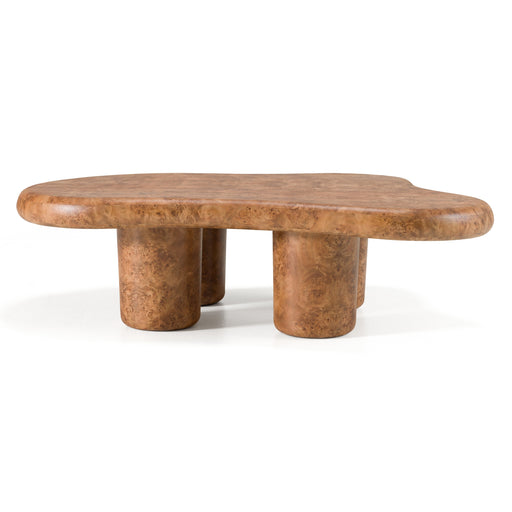 Weskan - Modern Faux Burl Coffee Table — view 2