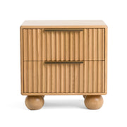 Winters - Modern Natural Oak Nightstand — view 3