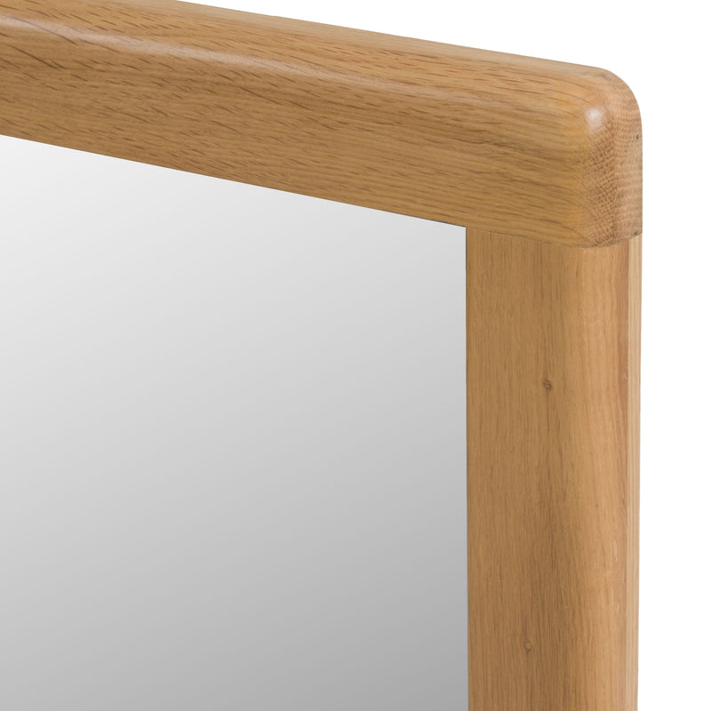 Winters - Modern Natural Oak Mirror — view 4