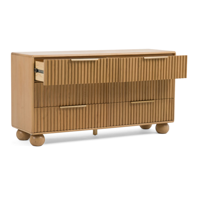Winters - Modern Natural Oak Dresser — view 5