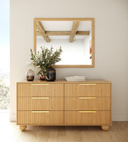 Winters - Modern Natural Oak 4-Piece Bedroom Set — view 3
