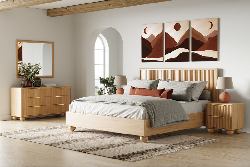 Winters - Modern Natural Oak Nightstand