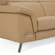 Mini Wonder - Italian Modern Deserto Leather Sectional Sofa with Right Facing Recliner — view 5