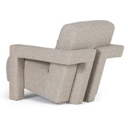 Wylie - Modern Beige Fabric Accent Chair — view 2