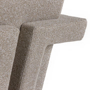Wylie - Modern Beige Fabric Accent Chair — view 3