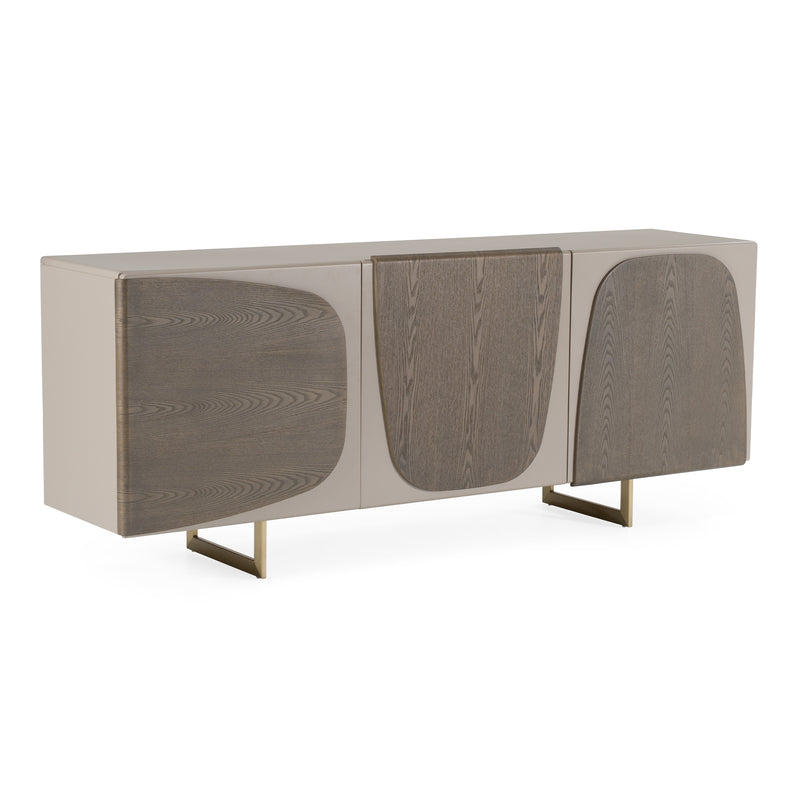 Wynetta - Modern Grey Ash Buffet — view 3