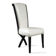 Xena - Transitional X-Leg Dining Chair — view 5