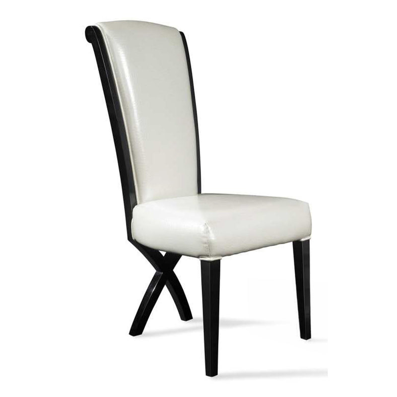 Xena - Transitional X-Leg Dining Chair — view 5