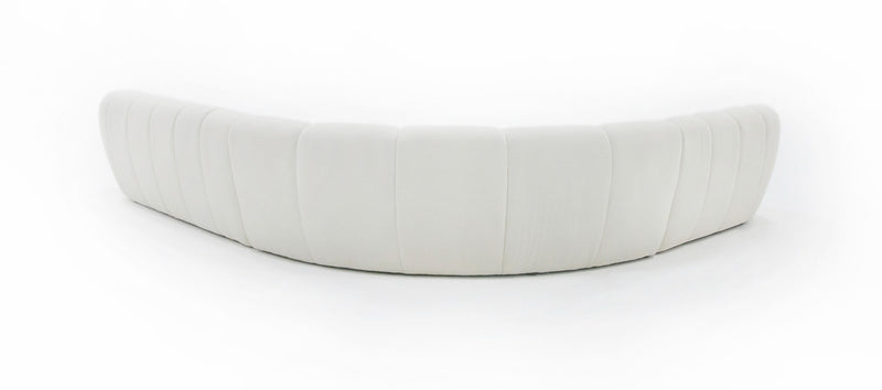 Yolonda - Off-White Fabric Sectional Sofa — view 5