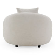 Yorba - Modern Beige Fabric Accent Chair — view 4