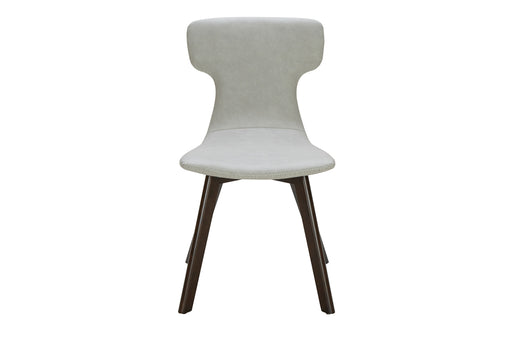 Zach - Modern Grey Eco-Leather Dining Chair (Set of 2)