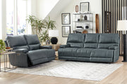 Parker Living Whitman - Verona Azure - Powered By Freemotion Power Reclining Sofa Loveseat and Recliner