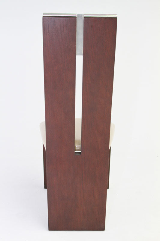 Zenith Modern Red Oak Extendable Dining Table — view 5