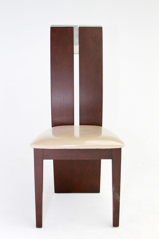 Zenith Modern Red Oak Extendable Dining Table — view 3